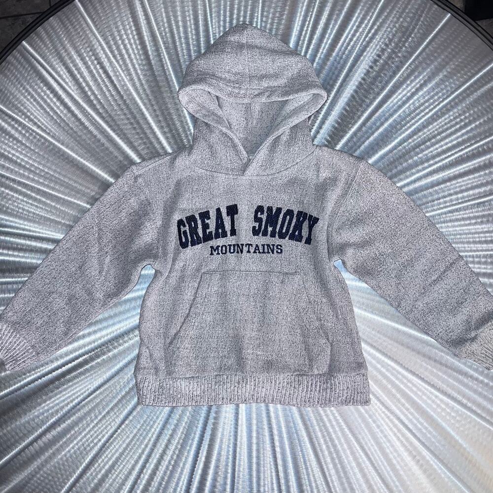 Great Smoky Mountains Tennessee Gray Toddler Hoodie - Size: Small 3T - 4T